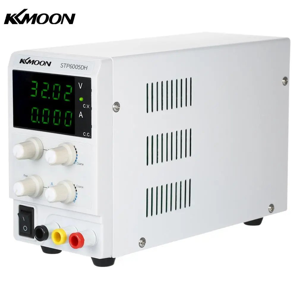 

KKmoon Regulated DC Power Supply Switching Power 4 Digits Display LED High Accuracy Adjustable Mini Power Supply AC 110V