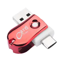 Горячая Распродажа Тип C USB 3,1 к USB 2,0 Micro-SD/TF карта памяти Reader адаптер конвертер HUDD