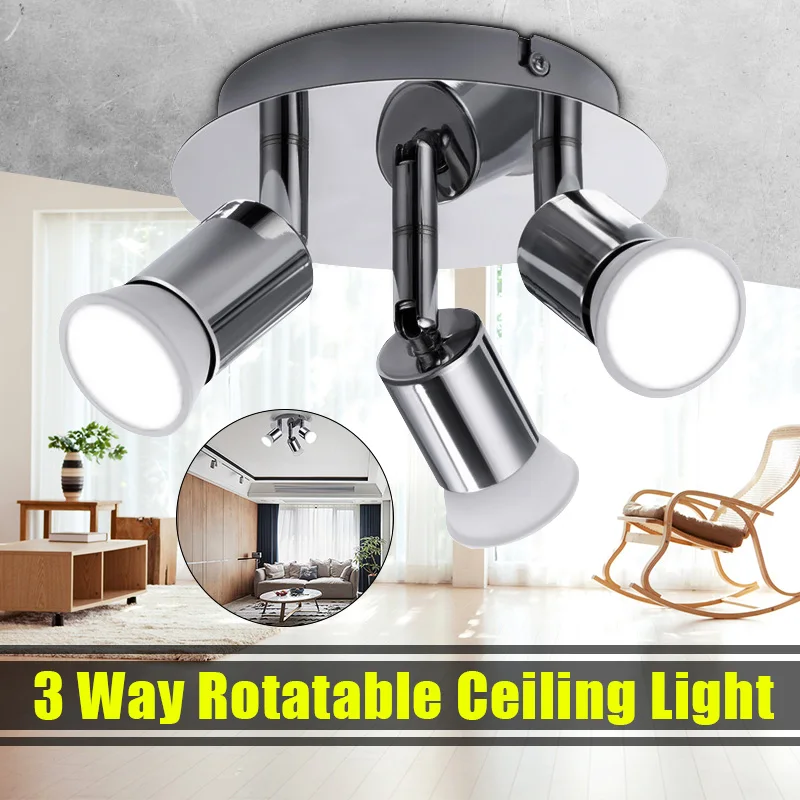 

Modern 3 Way Pendant Lights Spotlight Rotatable Decoration lamp AC 100-220V E27 LED Lights Lighting New design