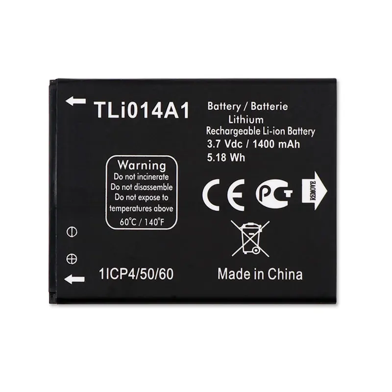 Аккумулятор TLi014A1 1400 мАч для Alcatel Pixi 3 4 5 дюйма 4027 4027A 4027D 4027X 4010 4010D 4012 4030D 4030A 4030