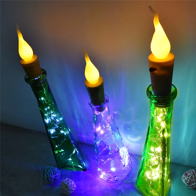 

Flame-Effect Candle Candle Wine Bottles cork Lights Candle Wine Bottles Lights Candle Wine Bottles String Lights