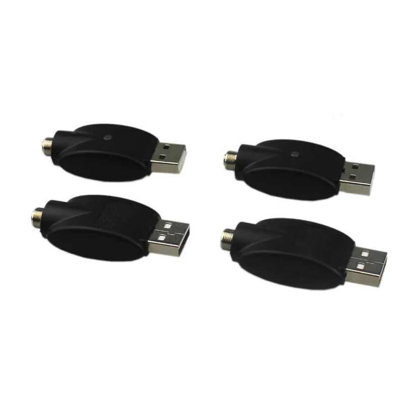 

100pcs/lot Wireless usb charger adapter black color fit 510 battery electronic cigarette EVOD Vision 2 Mix2 LO preheat batteries