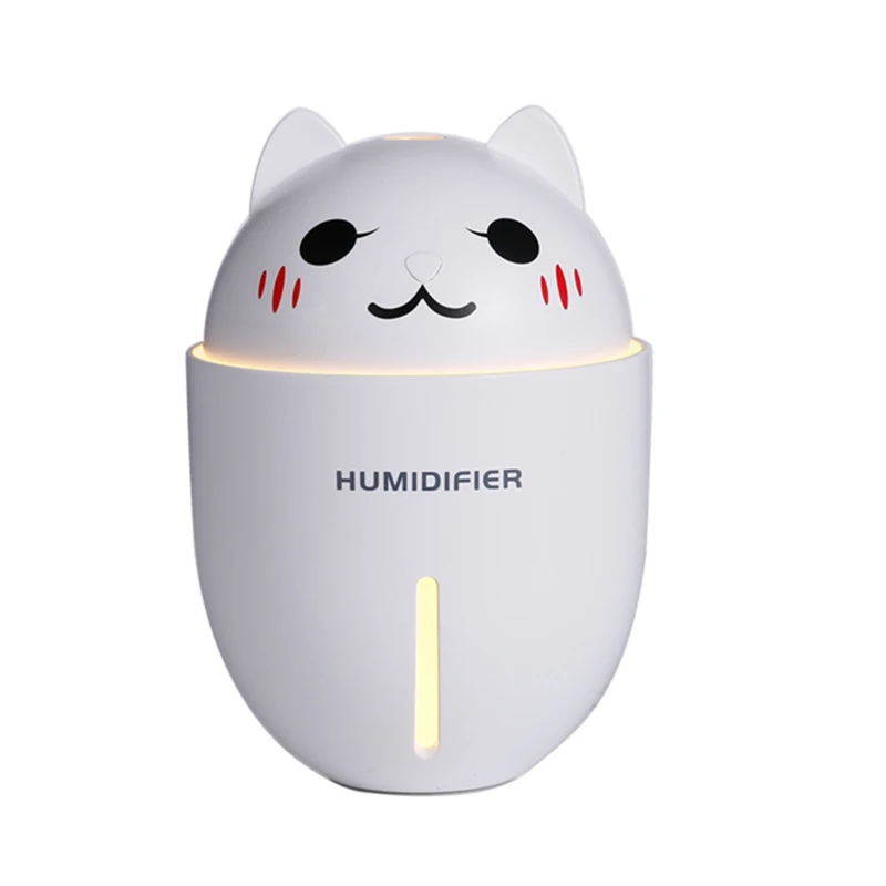 

Fashion Summer Portable USB Cute Pet 3 in 1 Humidifier New Cartoon Cat Mini Humidifier with LED Light