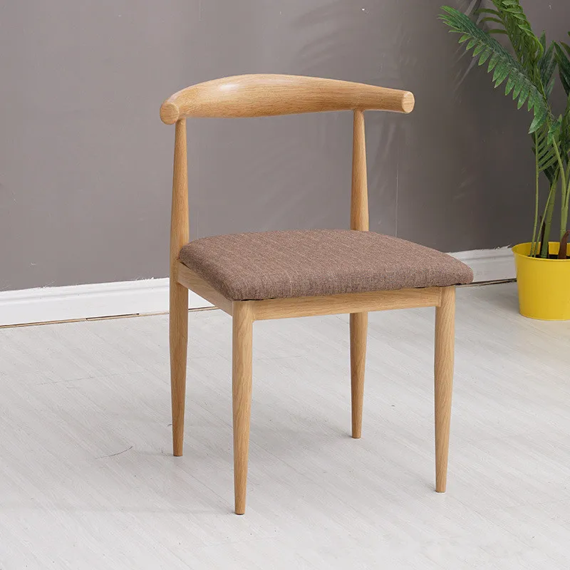 

Modern Minimalist Desk Computer Chair Home Restaurant Dining Stool Solid Wood Nordic Backrest Makeup Beach Chair Home Furniture