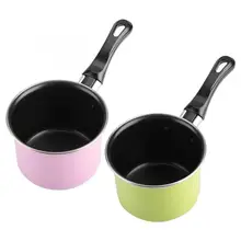 Индукционная плита мини красочная емкость для молока антипригарная Кастрюля практичный и удобный суповый горшок кастрюля из нержавеющей стали