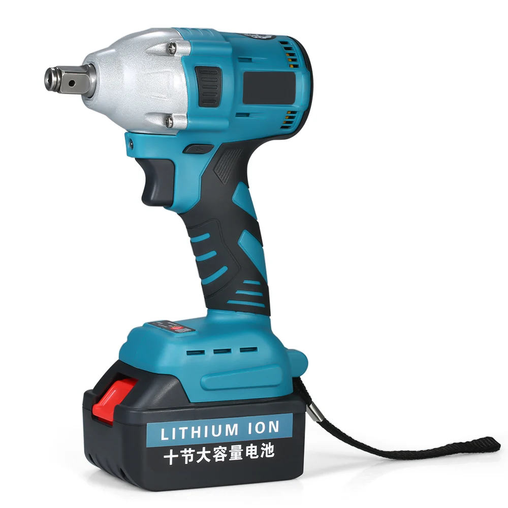 

2600/3000 mAh Electric Impact Wrench Rechargeable Cordless Wrench Lithium Battery Power Tool for Disassembly Drill Installation