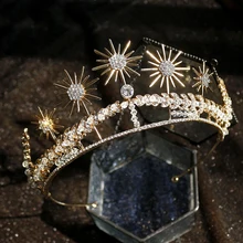 Rosebridalpark барокко Изысканный свадебный ободок серьги наборы свадебные аксессуары горный хрусталь свадебная диадема тиары украшения для волос