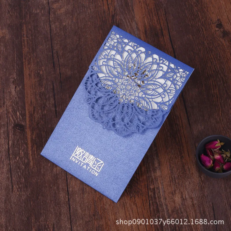 

European Openwork Invitation Wedding Invitation Card Envelope Birthday Annual Reception Reception Business Invitation