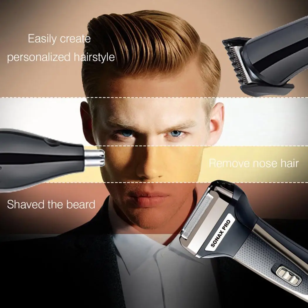 

Portable Rechargeable Electric Nose Trimmer Clipper Electric Shaver(personalized hairstyle,remove nose hair,shaved the beard)