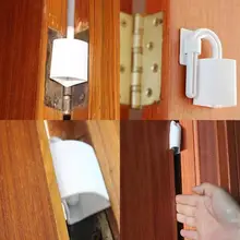 Безопасность замки безопасности Дверные замки, комплект одежды для новорожденных, 2 шт./компл. белые цветные замки для детей старше 9 мм двери трещины