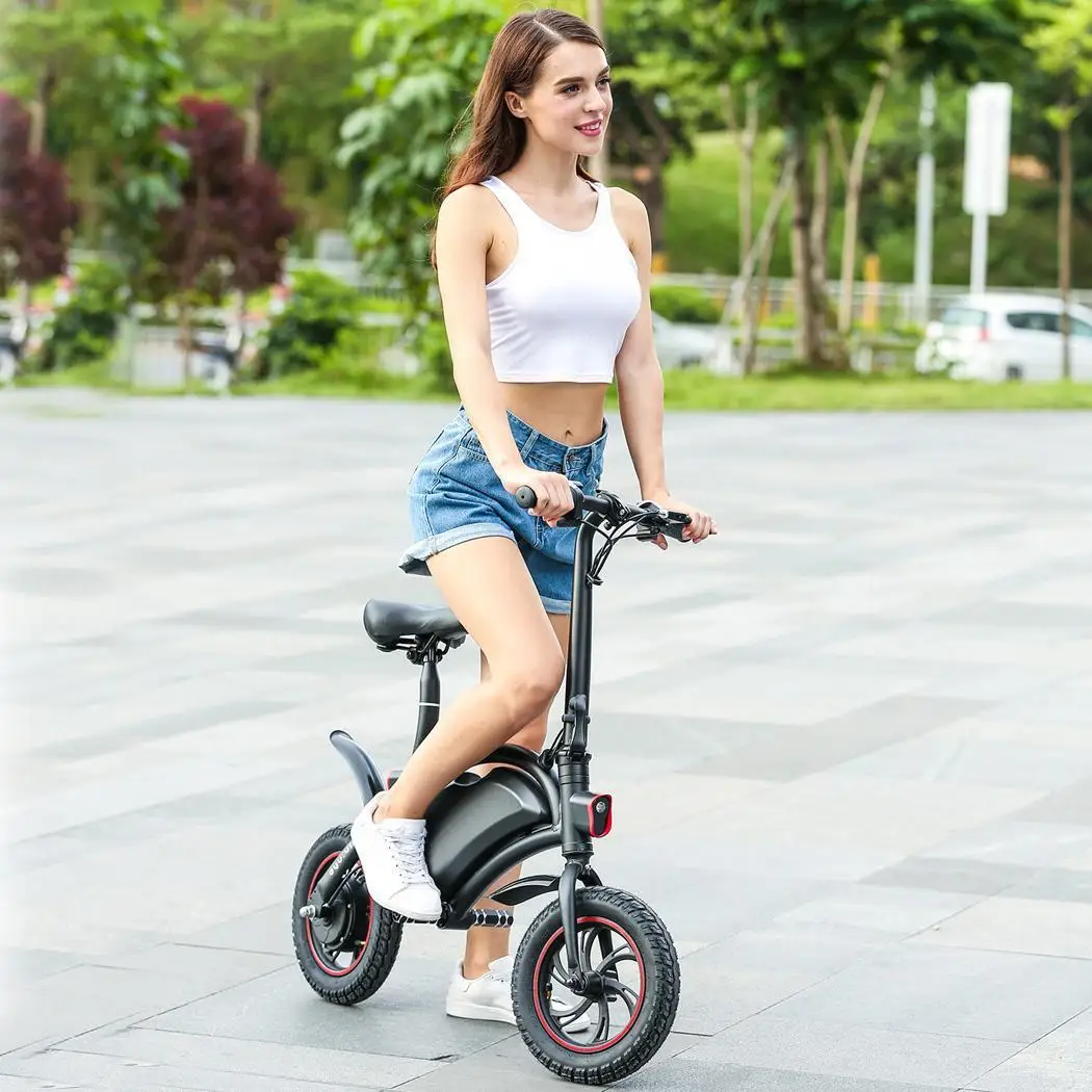 Best Electric Bike Folding Portable Bicycle Range Electric Adult Student Woman Bicycle Mini Aluminum Alloy Smart Moped Bicycle 2