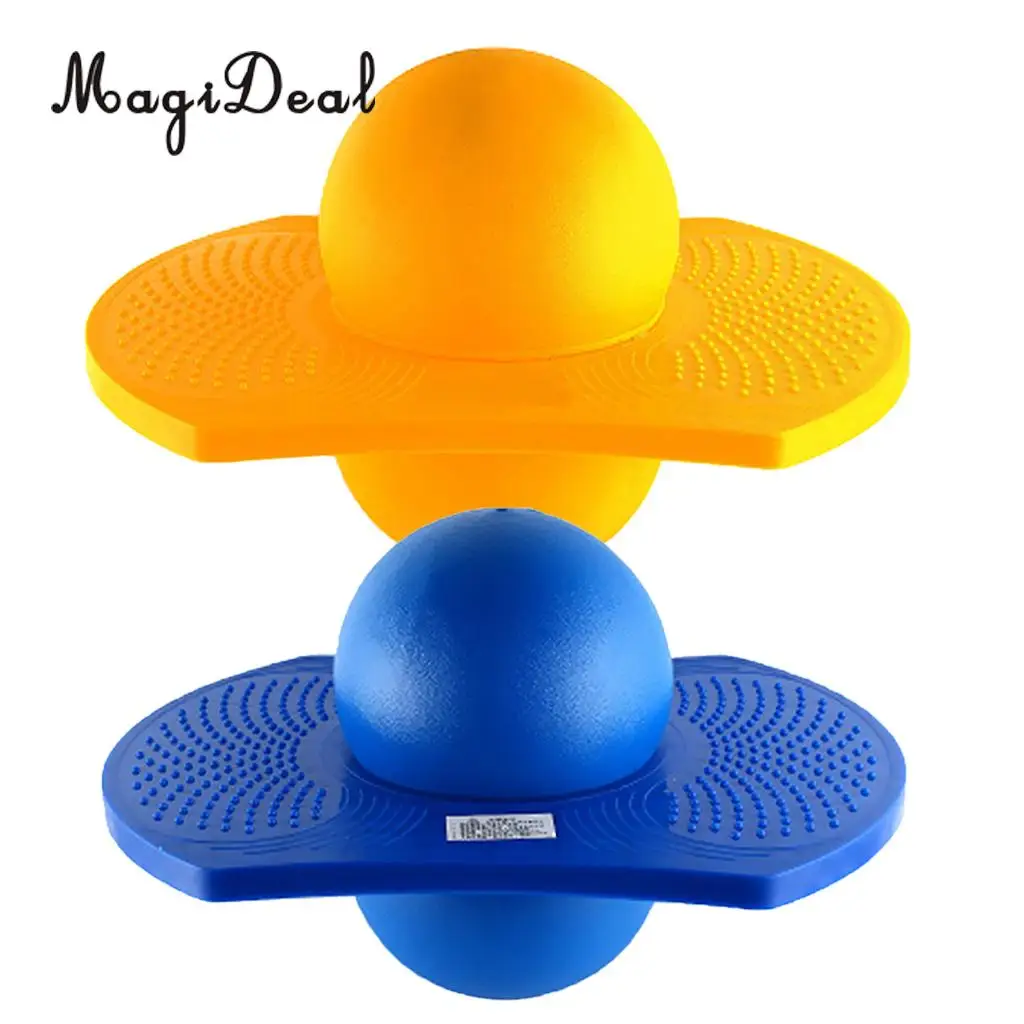 

2 PCS Kids Indoor & Outdoor Space Hopper Balance Board Jumping Bouncy Pogo Ball Playground Sports Exercise Fitness Toy