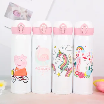 

Originality Stainless Steel Bounce Cover Vacuum Cup Outdoors Cartoon Children Portable Cup Gift Cup Customized