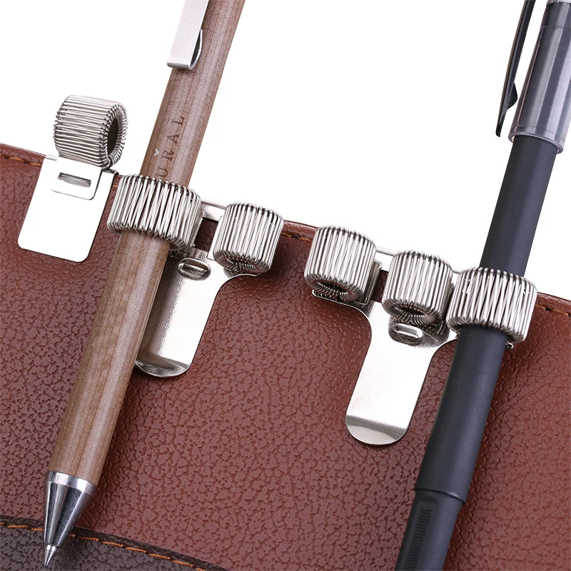 metal pen holder with pocket clip doctors nurse uniform sticker pen holdefa