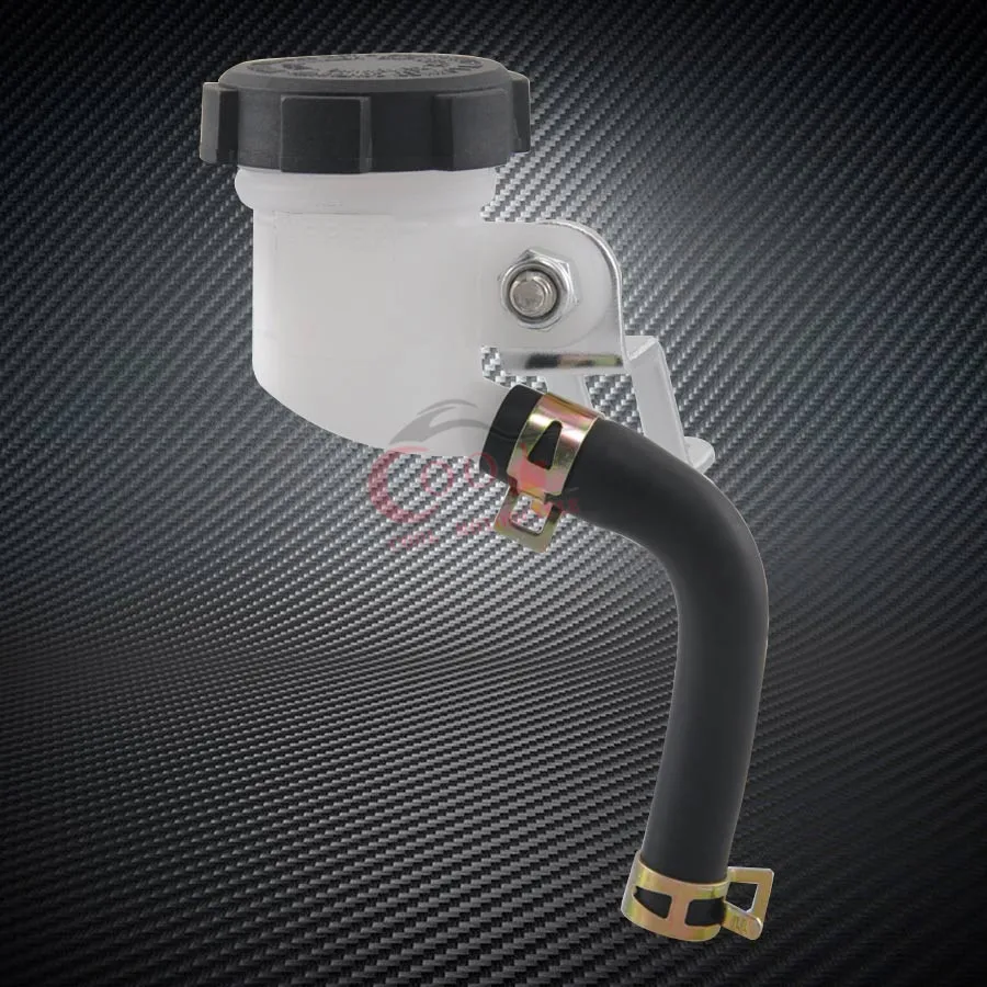 Motorcycle ABS Plastic Brake Reservoir Fluid Oil Tank Cup with Rubber Pipe Mount Bracket Fits For Brembo Caliper New | Автомобили и