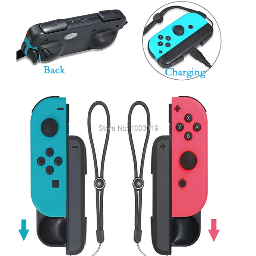 

Nintend Switch Controller Mini Charging Grip Charger Holder for Nintendos Switch Joy-con Nitend NS Left Right Hand Grip 2pcs