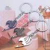 Fashion Anime Keychain Jewelry Fairy Tail Pendant Key Ring 5 Colors Charms Acrylic Wizard Dancing Llaveros Porte Clef Gift ► Photo 3/6