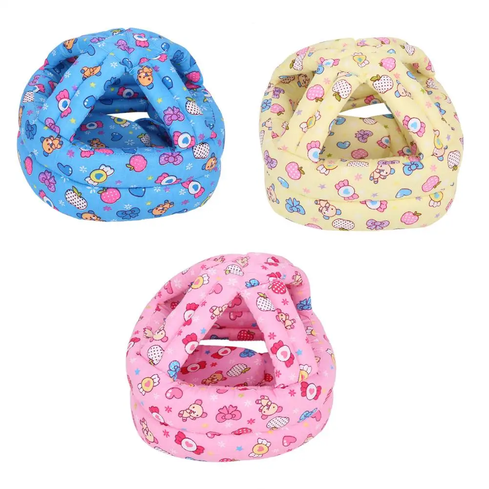 

Baby Toddler Anti-Collision Hat Baby Adjustable Loop & Hoop Lightweight Head Hat Safety Helmet