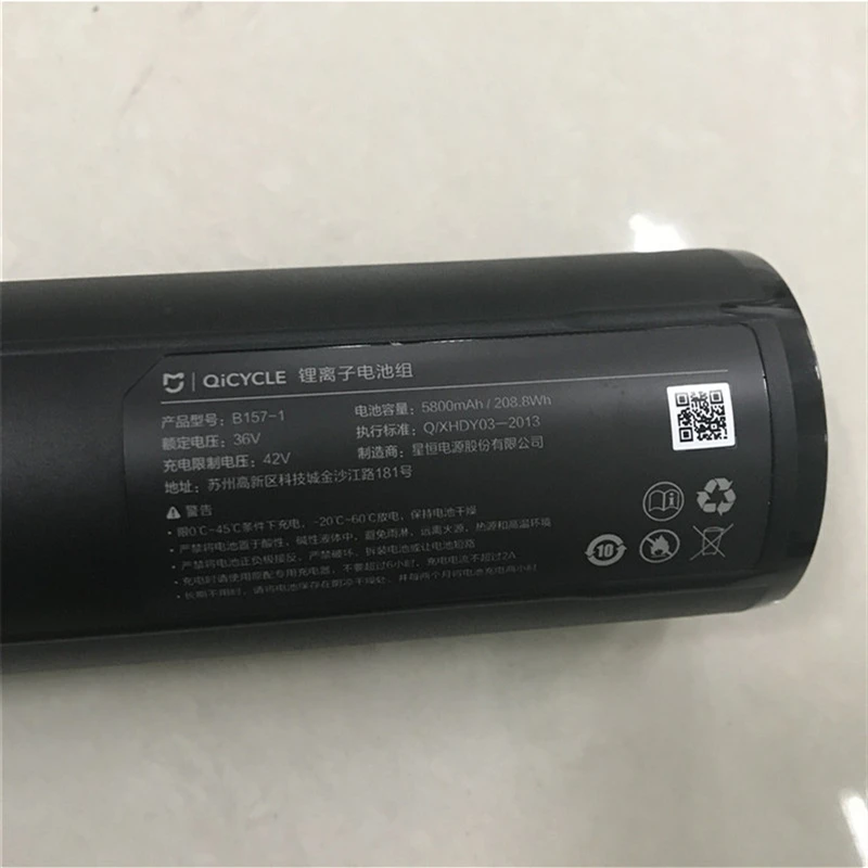 Оригинальный 36V 5800 мА/ч Батарея для Xiaomi Qicycle EF1 Smart Электрический скутер