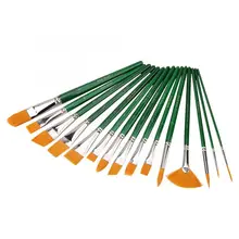 Принадлежности для художественных эскизов 15 шт./компл. кисть для гуаши нейлон волос Кисть для акварельной живописи товары для рукоделия маркеры каллиграфия ручка высокого качества