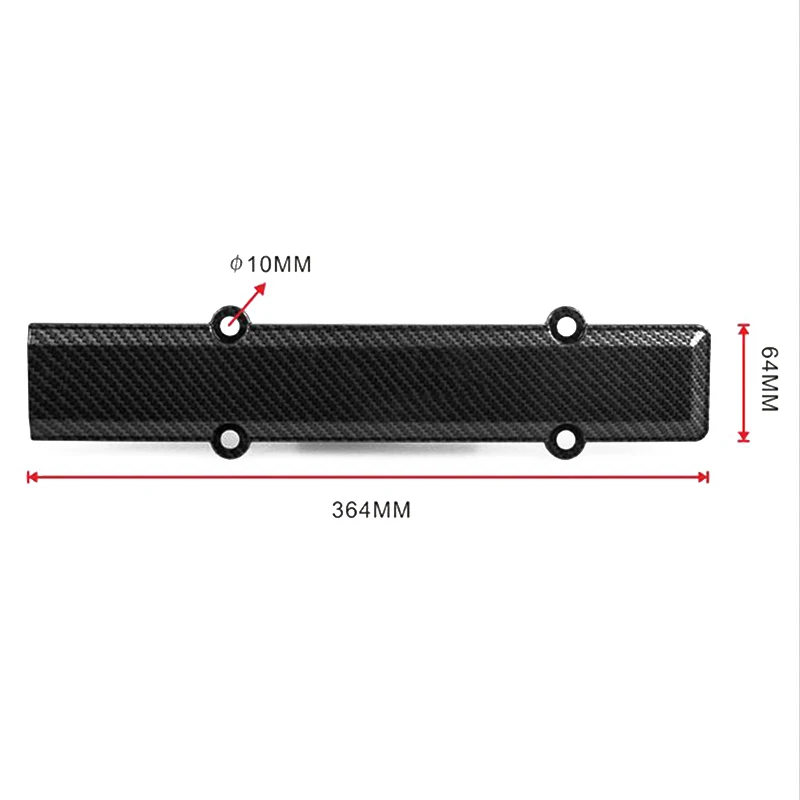 364 × 64 мм Прочный углеродного волокна крышке клапана свечи зажигания Вставить для Acura B17 B18 Honda B16 вода Tansfer углерода узор