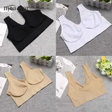 Новые модные женские с v-образным вырезом стрейч провода бесплатно чистый цвет Бюстгальтер Спортивный Повседневный укороченный топ пижамы ночное белье