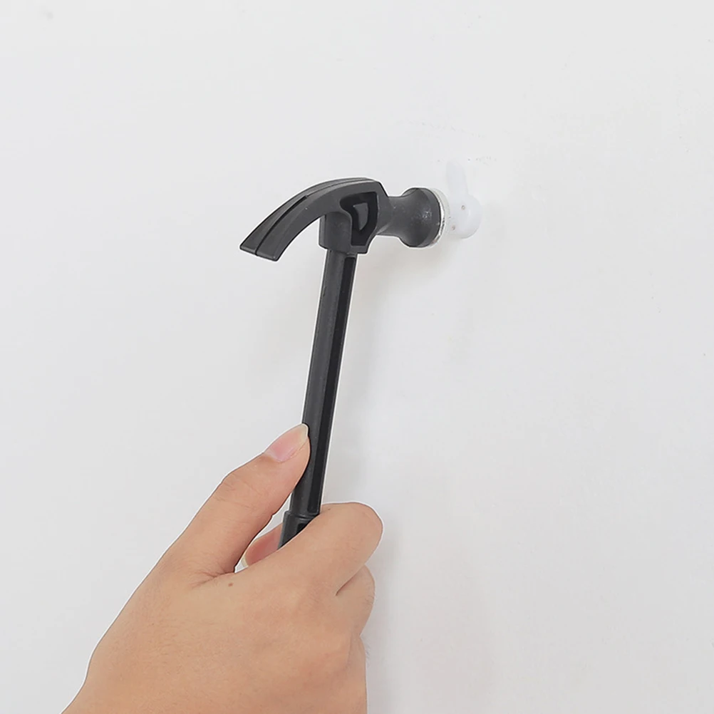 Plastic Handle Mini Claw Hammer Household Hammers Claw Woodworking Nail Puncher Metal Claw Hammer Emergency Rescue Tool (Black)