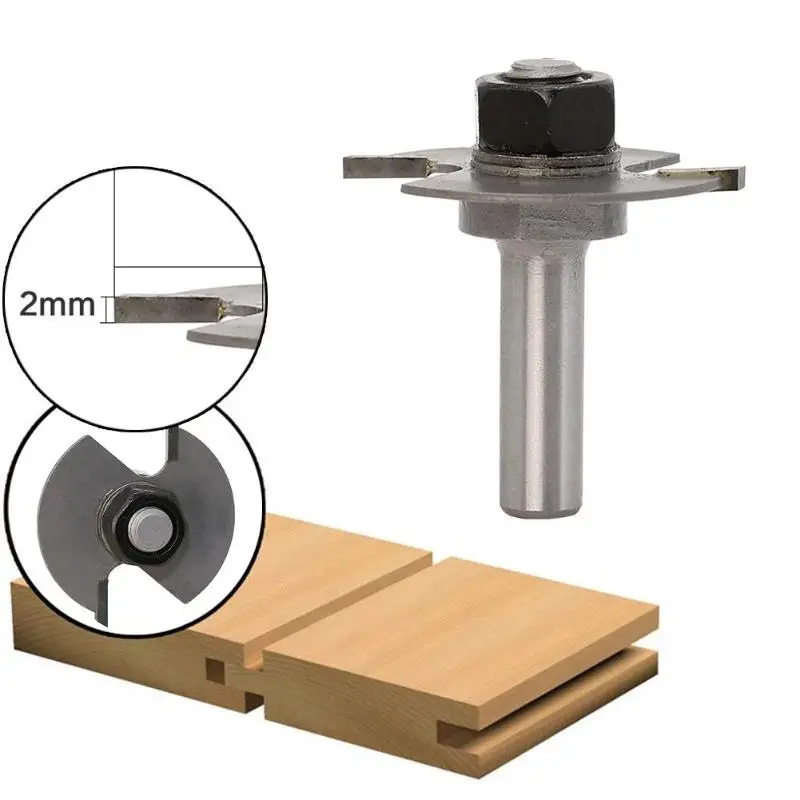 

8mm Shank T-type Wood Router Bit Mill Engraving Trimmer Milling Cutter for Electric and Manual Engraving Machine Dropship