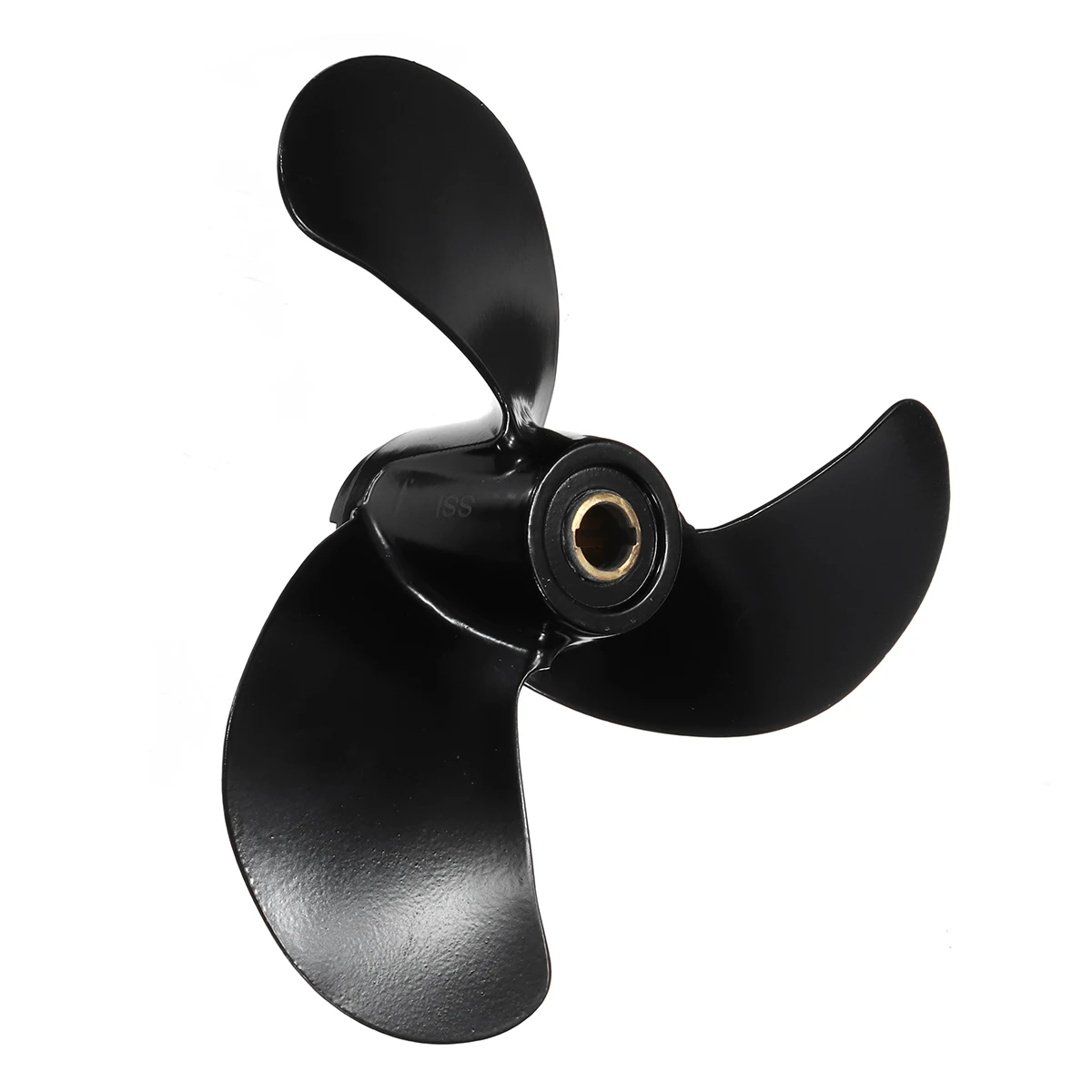 6011-079-07P Aluminum Alloy 7-7/8 x 7-1/2 Propeller For Honda Boat Outboard Engine 5HP R Rotation Marine Parts Black 3 Blades