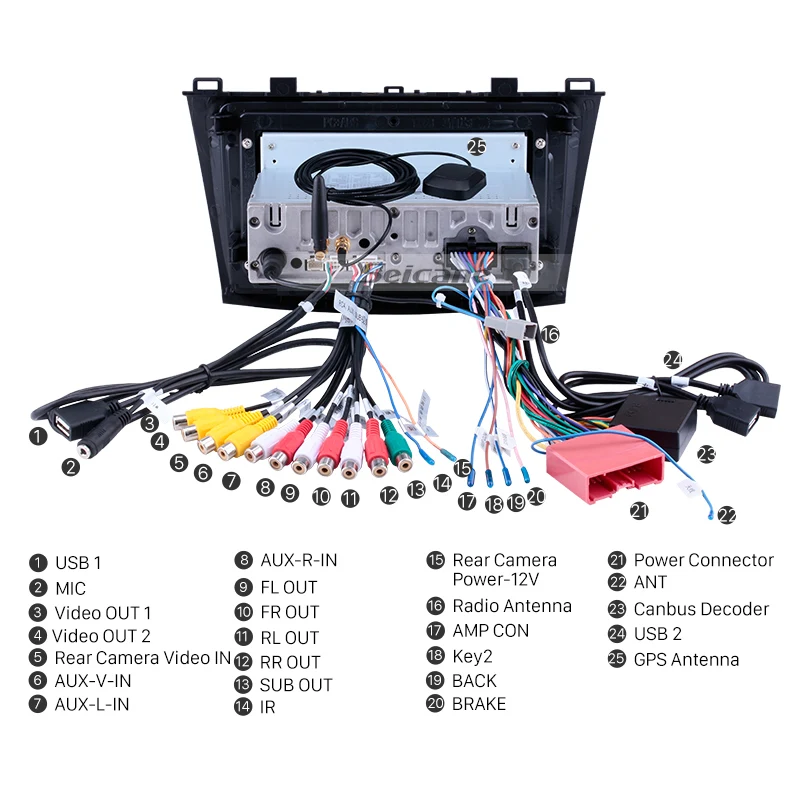 Flash Deal Seicane 9" Android 8.0/8.1 Car Radio For 2009 2010 2011 2012 Mazda 3 Axela GPS Multimedia Player Touchscreen 4G Wifi Head Unit 4