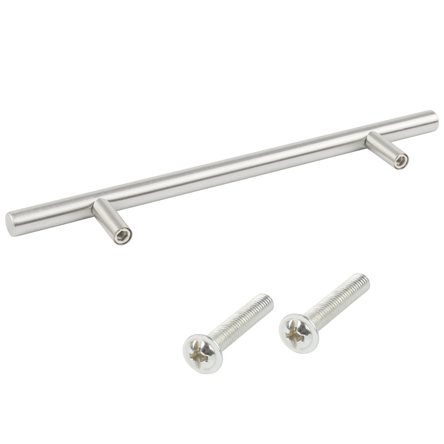 

Pack of 20 Furniture / Cabinet / Drawer Handles Made of Stainless Steel, Overall Width 200mm, T-handle Center 128mm, Furniture