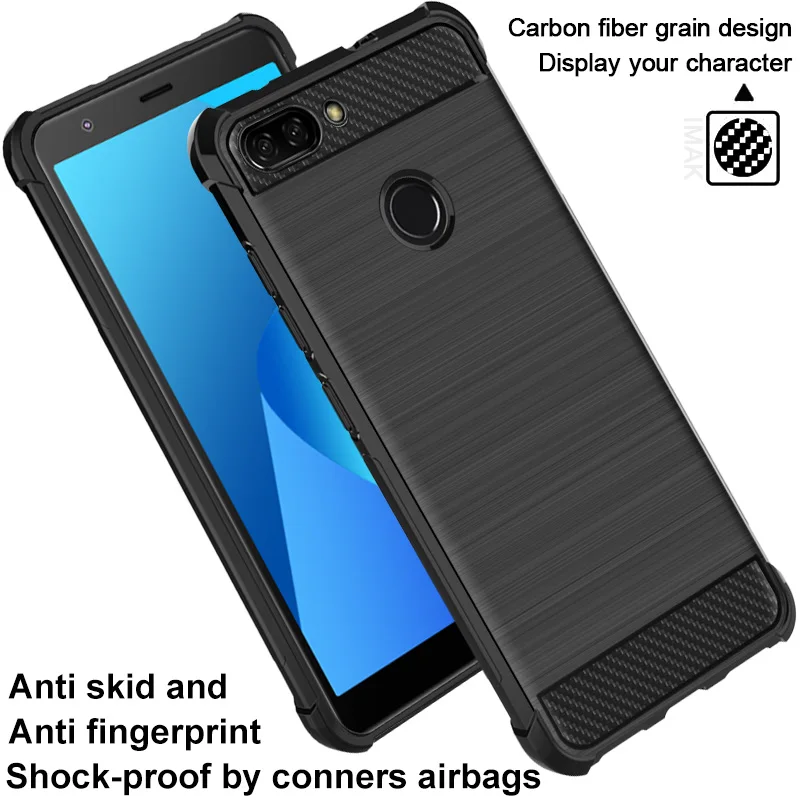 Противоударный чехол с подушкой безопасности для Asus Zenfone Max Plus M1 ZB570TL задняя