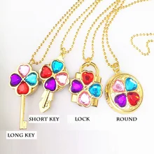 Модный флип счастливый Четырехлистный Клевер часы кулон с вращающимся элементом мультфильм студенческое ожерелье детские часы Рука принцесса платье часы