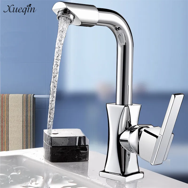 

Xueqin Modern Mono Kitchen Mixer Tap 360 Swivel Spout Single Handle Wash Basin Faucet Watermark&Wels