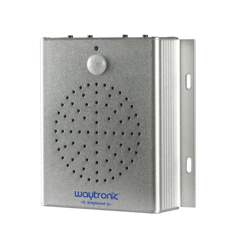 

Waytronic Wireless Pir Motion Sensor Human Infrared Detector, Voice Prompter Device For Shop Entrance Door Chime Welcome Guest