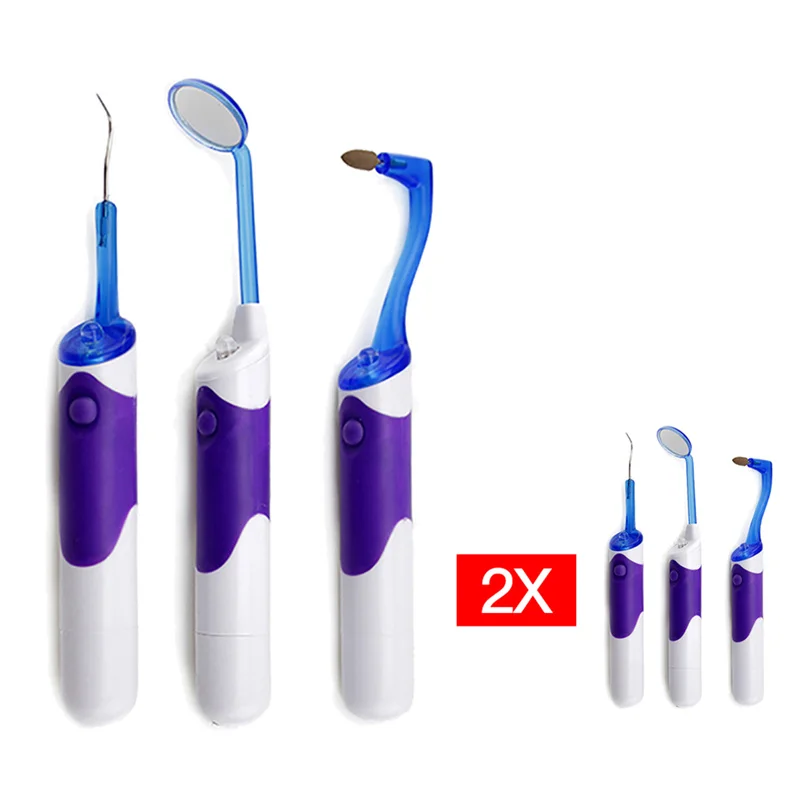 6 шт светодиодный устные чистки зубов Инструмент Главная стоматологической помощи зубочистка зубные средства для удаления зубного камня