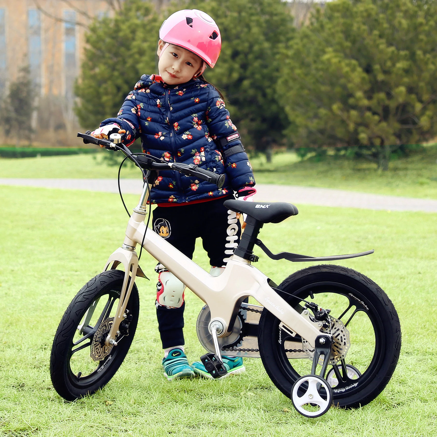 

Allek Magnalium Alloy Kids 16'' Bike w/Training Wheels 16" BMX Bike US Stock New