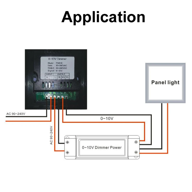 Выход 0-10 В светодиодный диммер 220 В 110 В сенсорный светодиодный диммер дистанционное управление 220 В лампы светильник Диммер 220 в переменный ток