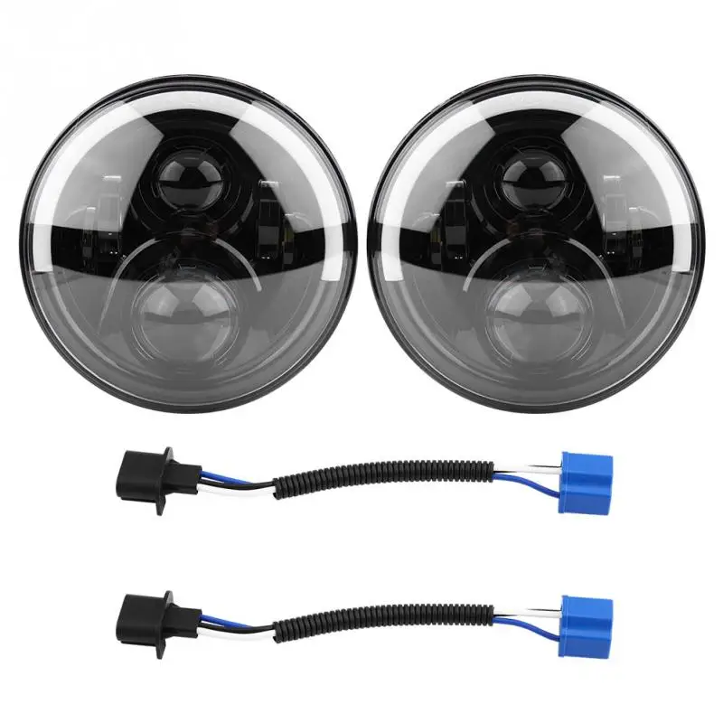 

2pcs 7inch 12V 50W Car LED Headlight Headlamp Hi/Lo Beam Running Light for Jeep Wrangler for GM for BMW Car Accessories