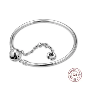 

2019 New 925 Sterling Silver Limited Edition True Uniqueness Charm Bracelet Bangles for Women Silver 925 Jewelry Lovers' Gift