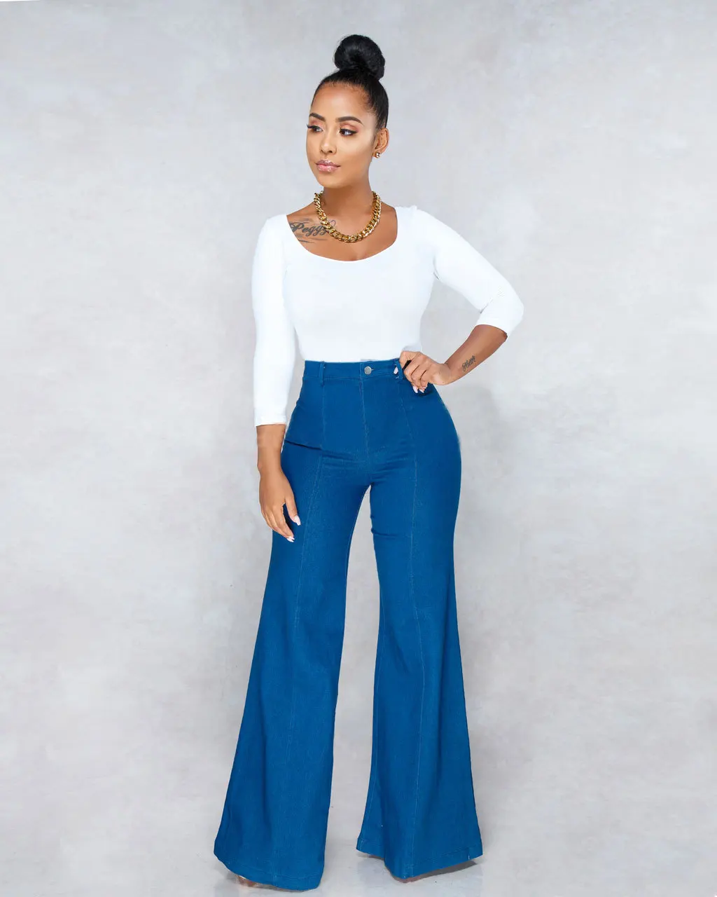 2019 High Waist Jeans Women Denim Hole Ripped Jean Women Casual Stretch Boyfriend Loose Sexy Flare Pants Plus Size 2019 High Waist Jeans Women Denim Hole Ripped Jean Women Casual Stretch Boyfriend Loose Sexy Flare Pants Plus Size