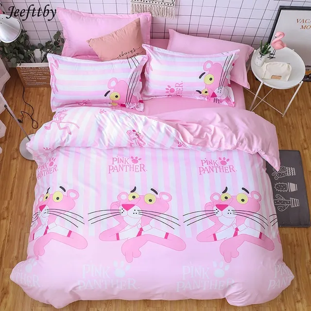 Cheap Home Textiles King Size Bedding Sets 3pcs Pink Panther Queen Size Duvet Cover Sets Pillowcases Bed Clothes (No Filling No Sheet) Cheap Home Textiles King Size Bedding Sets 3pcs Pink Panther Queen Size Duvet Cover Sets Pillowcases Bed Clothes (No Filling No Sheet)