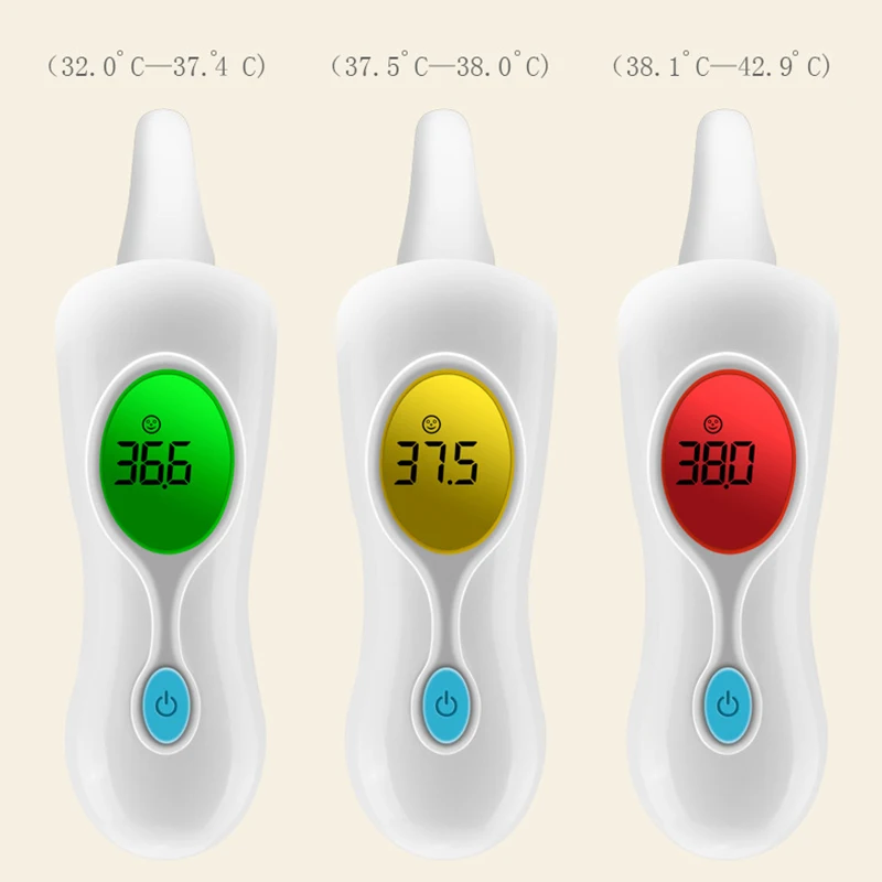 Инфракрасный термометр детский лоб термометр детский ушной термометр контакт восемь-в-одном Lcd Non-C