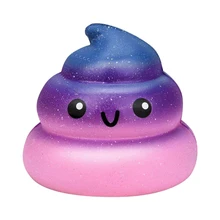 Slow Rising toy, Soft Cute Fun Galaxy Poo Scented Slow Rising Jumbo Squishy Toys Decompression Toys Stress Relief Toys for Kid