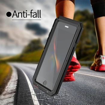 

Heavy Duty Protection Doom armor Metal Aluminum phone Case for iPhone XS Max XR 6 6S 7 8 Plus X 5S SE Shockproof cover