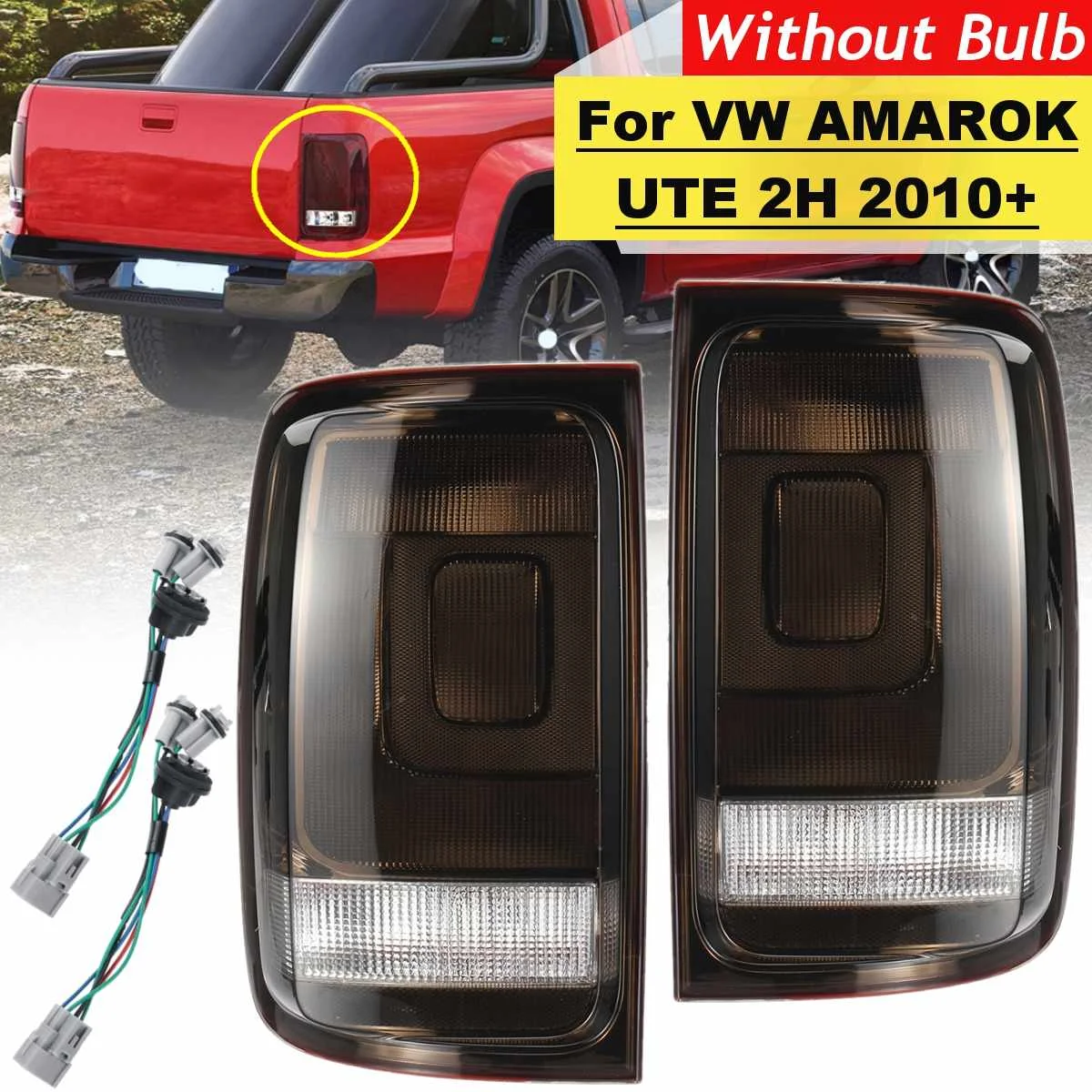 For VW Amarok 2010 2011 2012 2013 2018 1 Pair Car Fog Light Lamp Tail