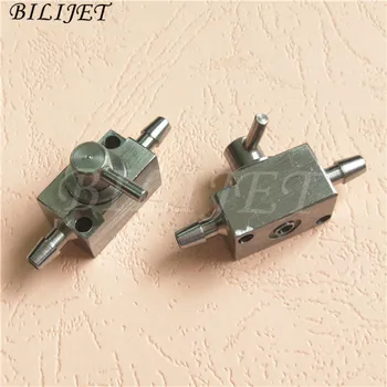 

Inkjet printer spare parts Liyu Gongzheng Flora Allwin infiniti 3 way 2 ways cleaning valve stainless steel metal ink hand valve
