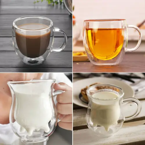 clear mugs double wall