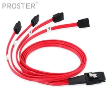 Proster Mini SAS to 4-SATA Cable Adapter SFF-8087 Multi-Lane Forward Breakout Internal Splitter SAS to 4 SATA Cable Adapter Proster Mini SAS to 4-SATA Cable Adapter SFF-8087 Multi-Lane Forward Breakout Internal Splitter SAS to 4 SATA Cable Adapter