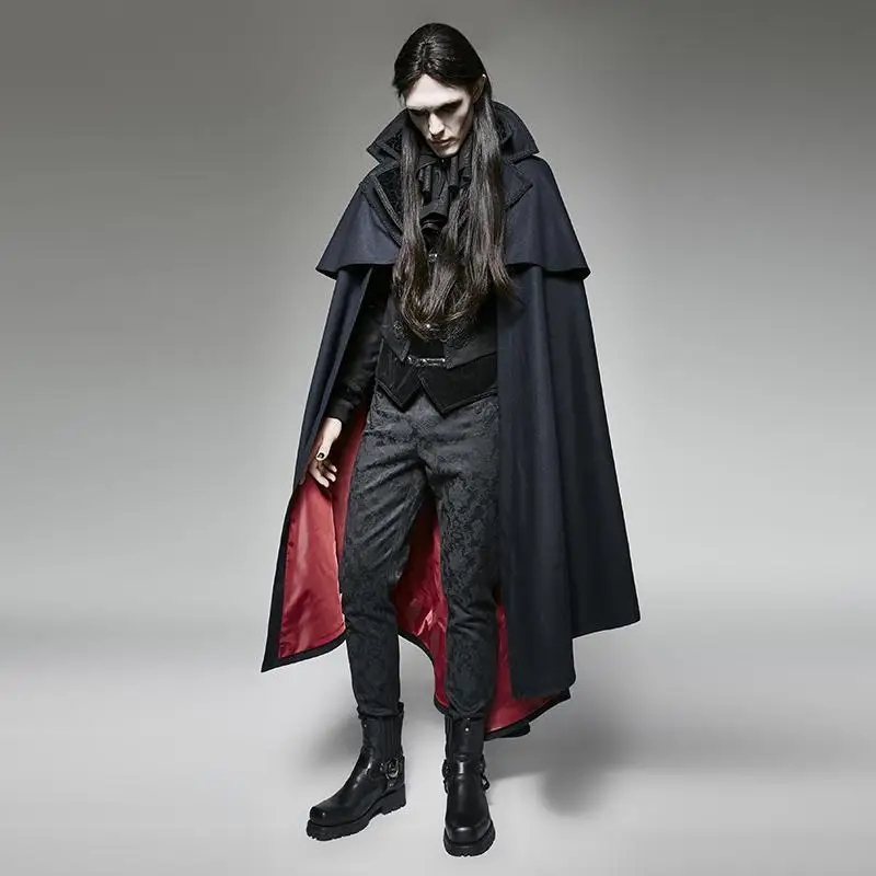 Punk Rave Men s Gothic Style Vampire Cape Overcoat Y-709 Punk Rave Men s Gothic Style Vampire Cape Overcoat Y-709